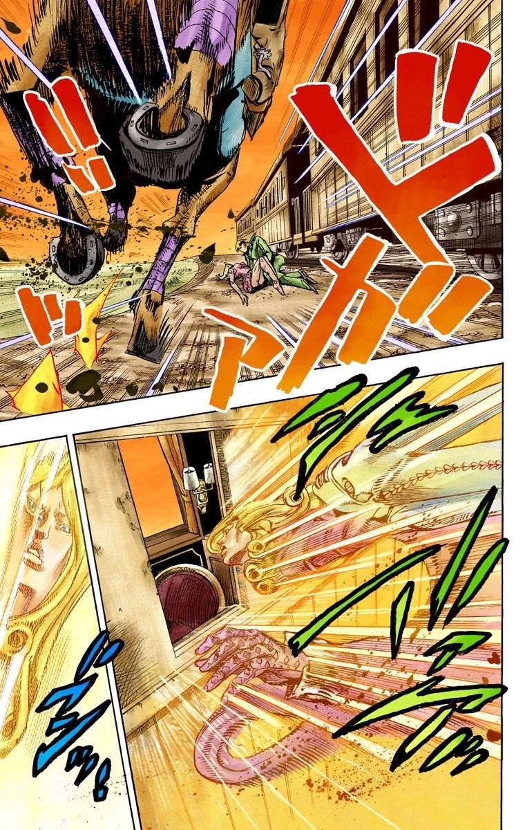 JoJo's Bizarre Adventure Part 7 - Steel Ball Run (Official Colored) chapter 81 page 22