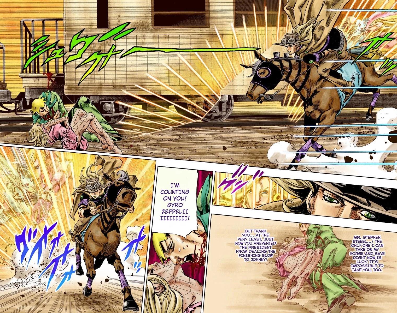 JoJo's Bizarre Adventure Part 7 - Steel Ball Run (Official Colored) chapter 81 page 23
