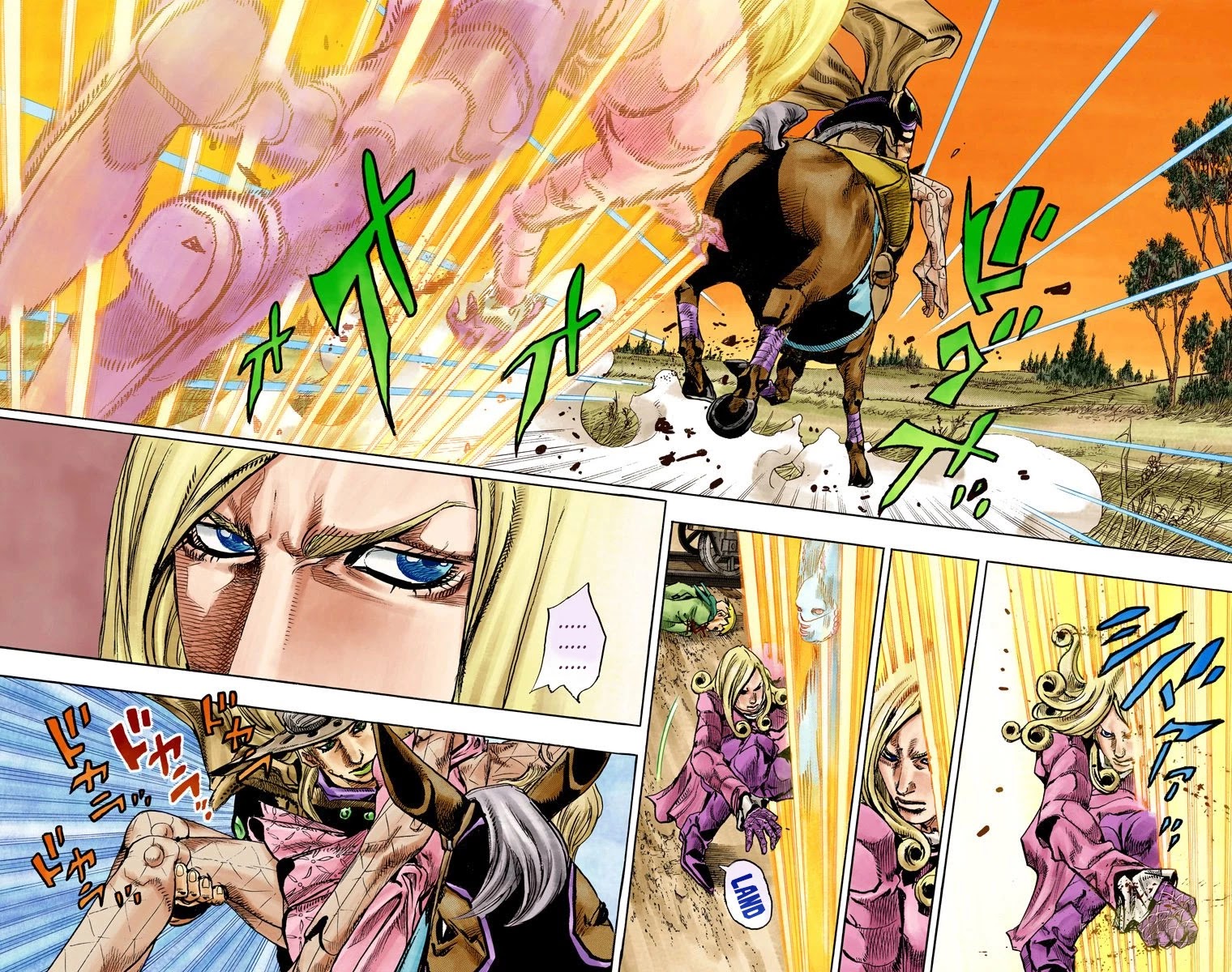 JoJo's Bizarre Adventure Part 7 - Steel Ball Run (Official Colored) chapter 81 page 25