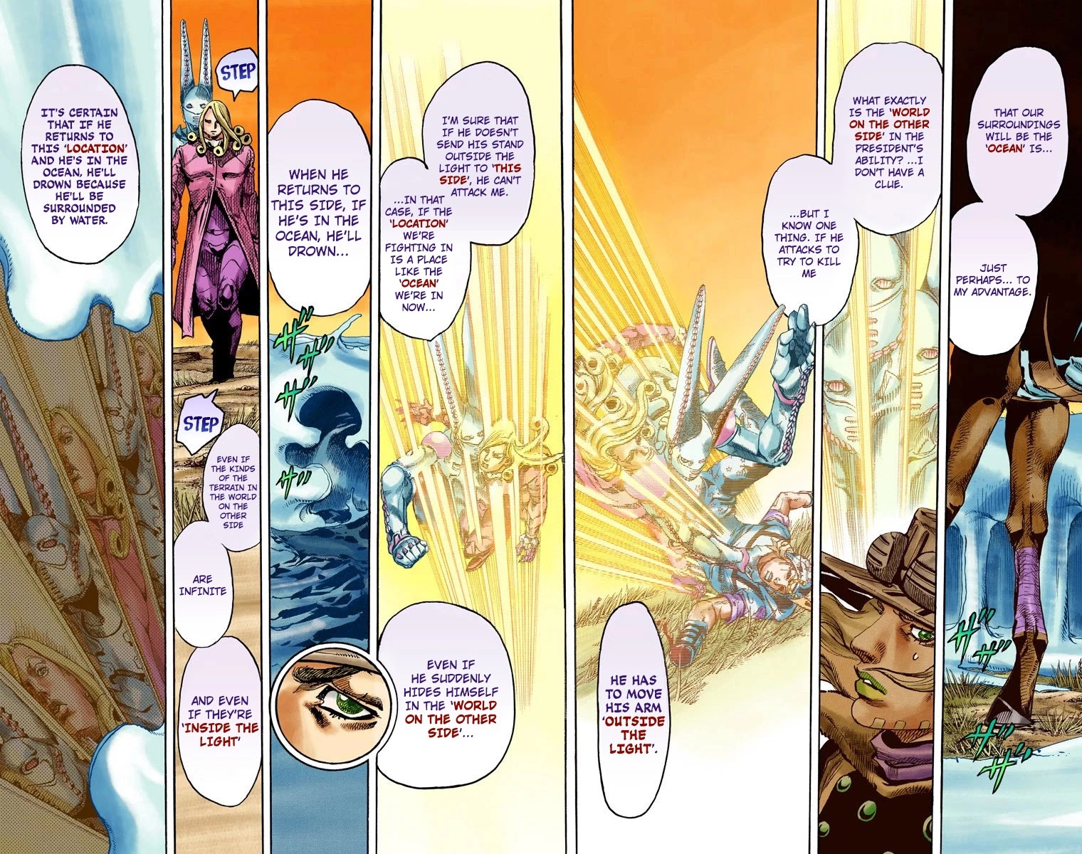 JoJo's Bizarre Adventure Part 7 - Steel Ball Run (Official Colored) chapter 82 page 10
