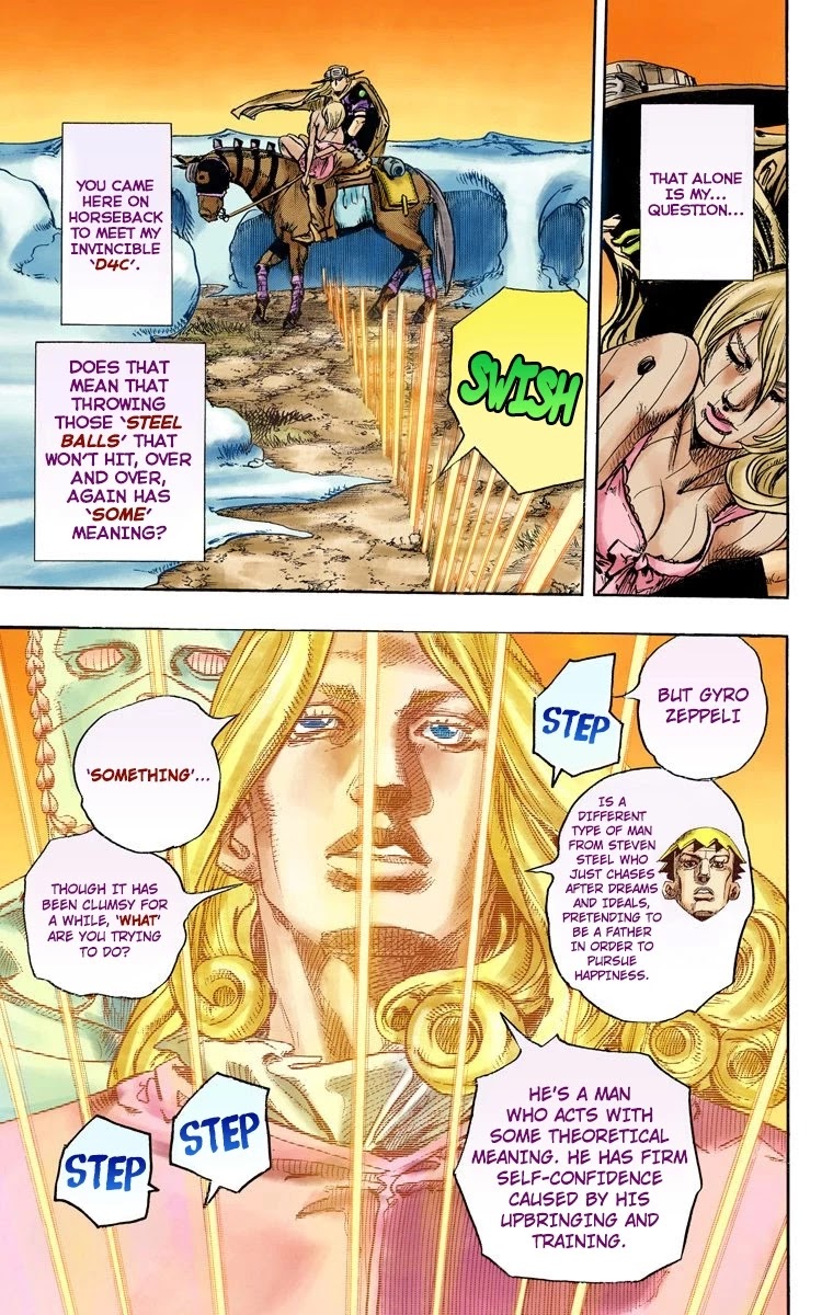 JoJo's Bizarre Adventure Part 7 - Steel Ball Run (Official Colored) chapter 82 page 14