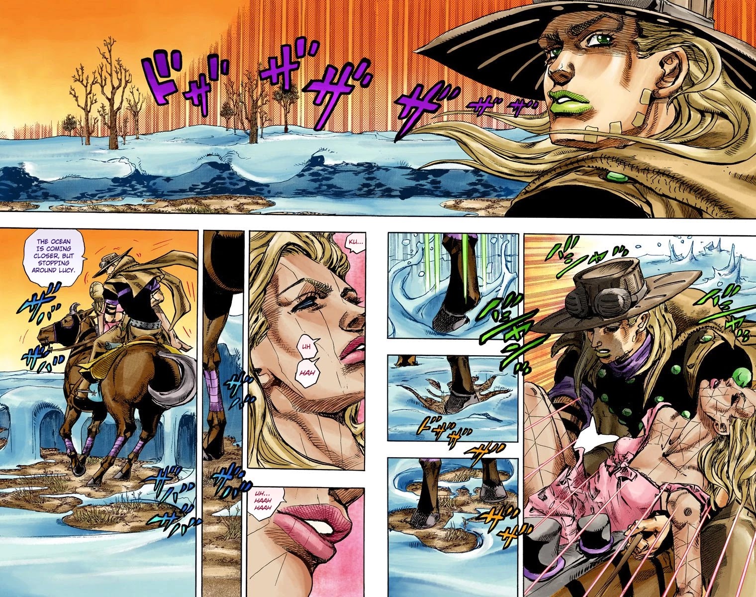 JoJo's Bizarre Adventure Part 7 - Steel Ball Run (Official Colored) chapter 82 page 6