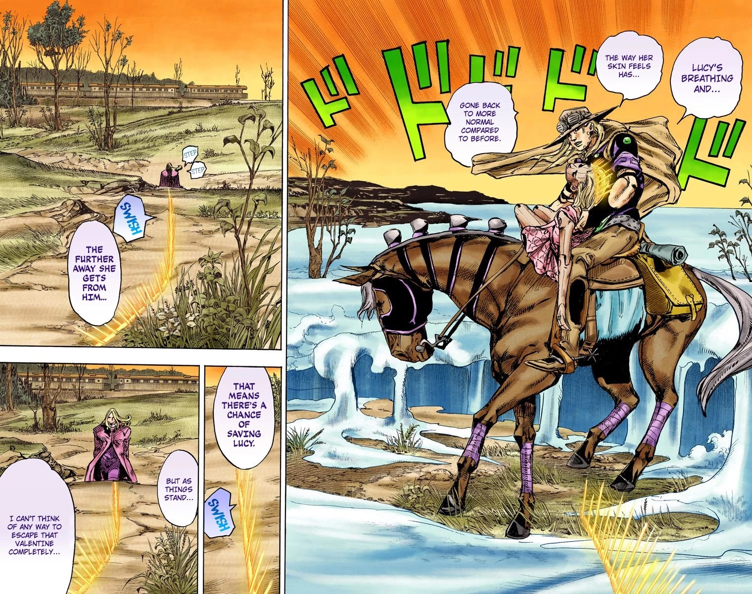 JoJo's Bizarre Adventure Part 7 - Steel Ball Run (Official Colored) chapter 82 page 7
