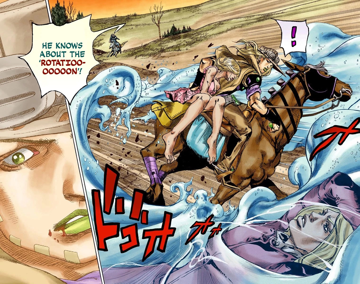 JoJo's Bizarre Adventure Part 7 - Steel Ball Run (Official Colored) chapter 83 page 10