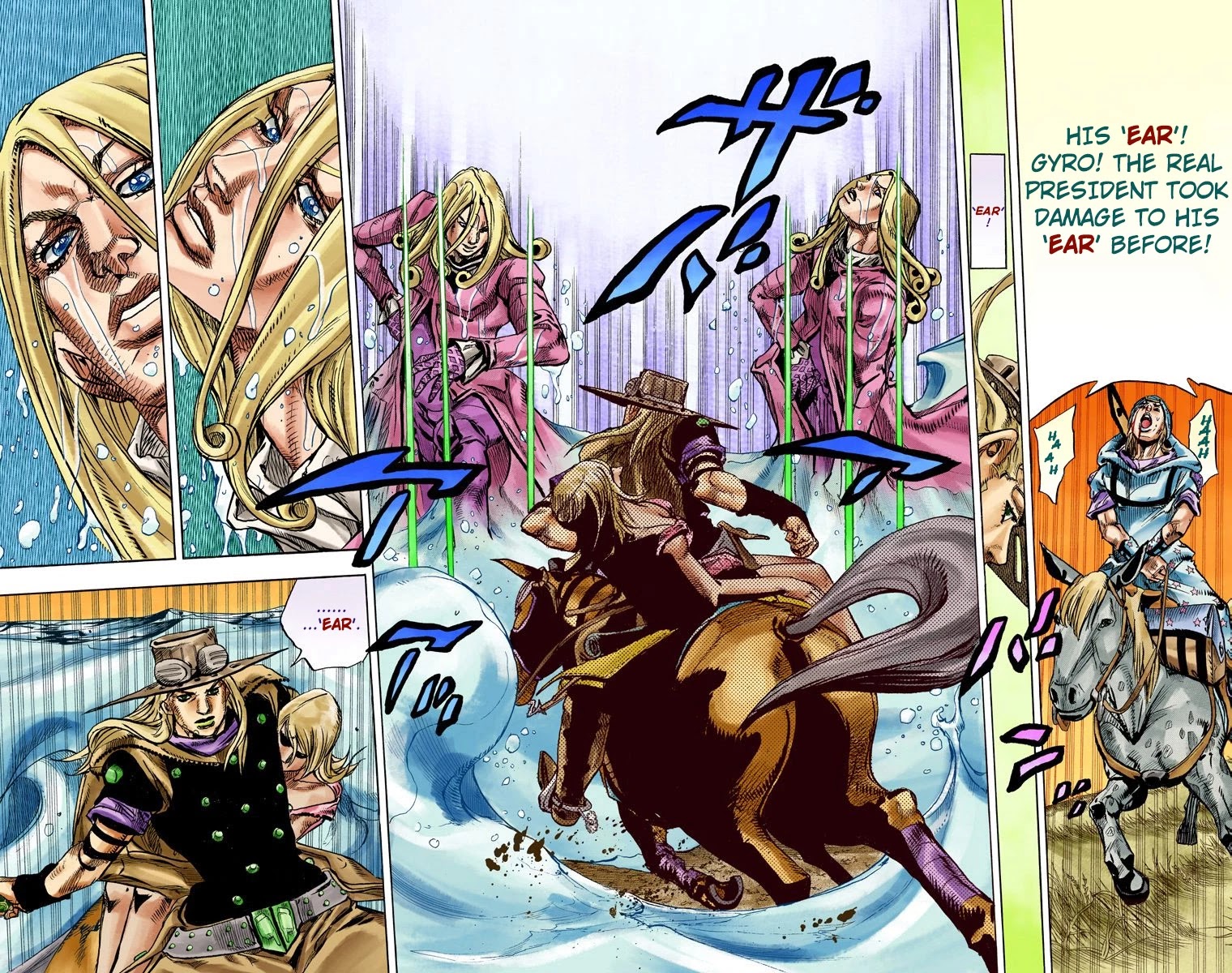 JoJo's Bizarre Adventure Part 7 - Steel Ball Run (Official Colored) chapter 83 page 13
