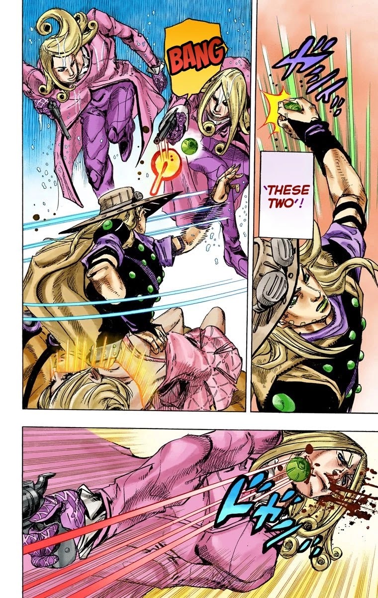JoJo's Bizarre Adventure Part 7 - Steel Ball Run (Official Colored) chapter 83 page 22