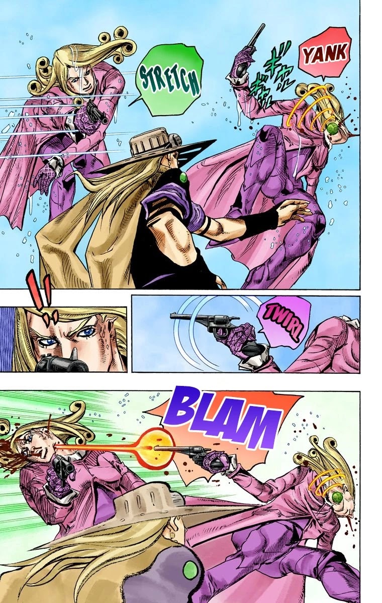 JoJo's Bizarre Adventure Part 7 - Steel Ball Run (Official Colored) chapter 83 page 23