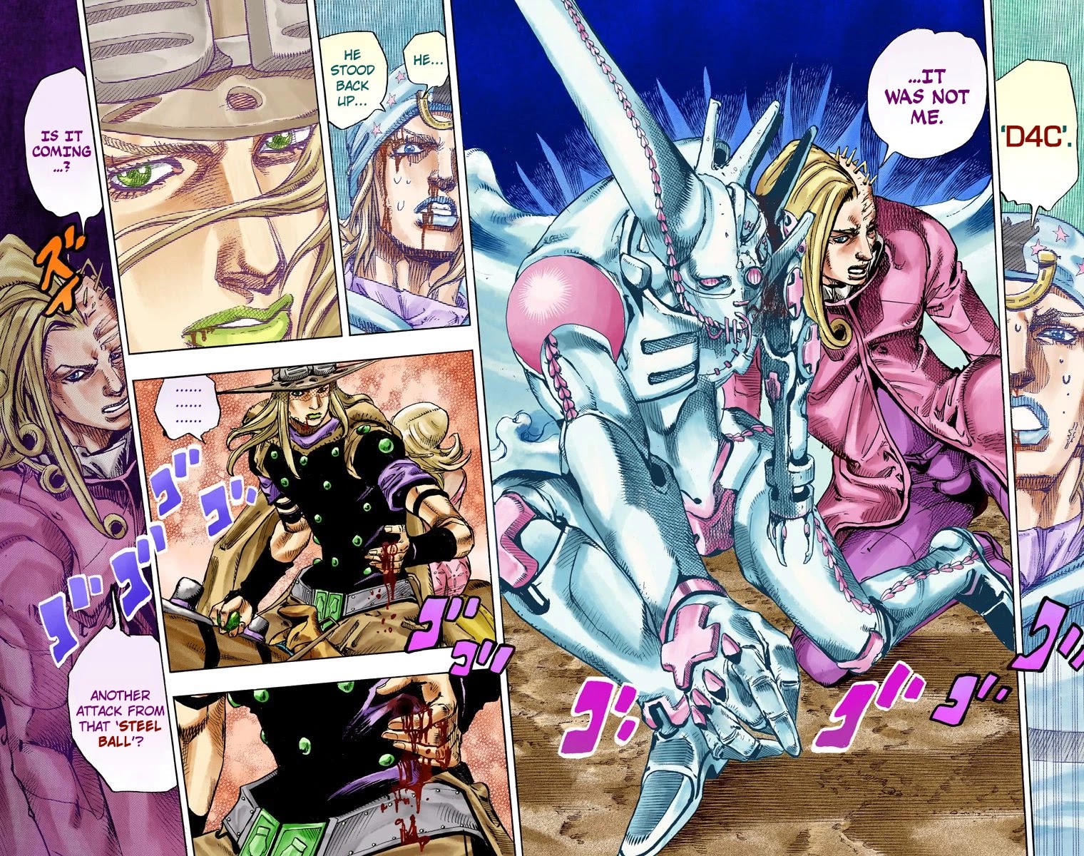 JoJo's Bizarre Adventure Part 7 - Steel Ball Run (Official Colored) chapter 83 page 27