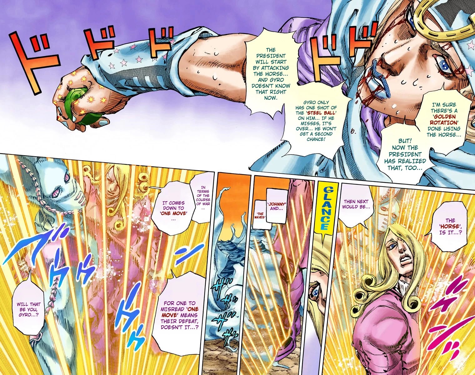 JoJo's Bizarre Adventure Part 7 - Steel Ball Run (Official Colored) chapter 83 page 4