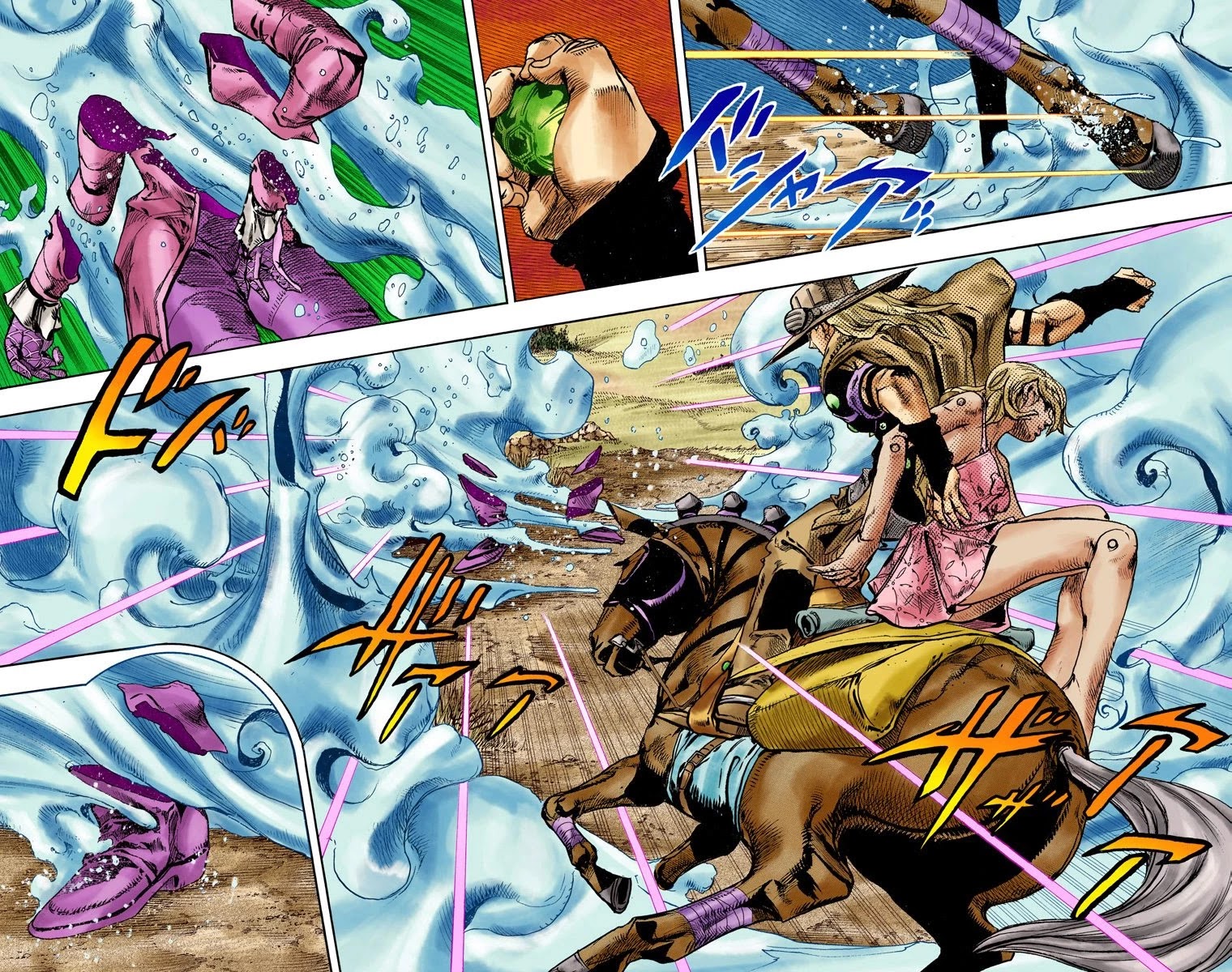 JoJo's Bizarre Adventure Part 7 - Steel Ball Run (Official Colored) chapter 83 page 6