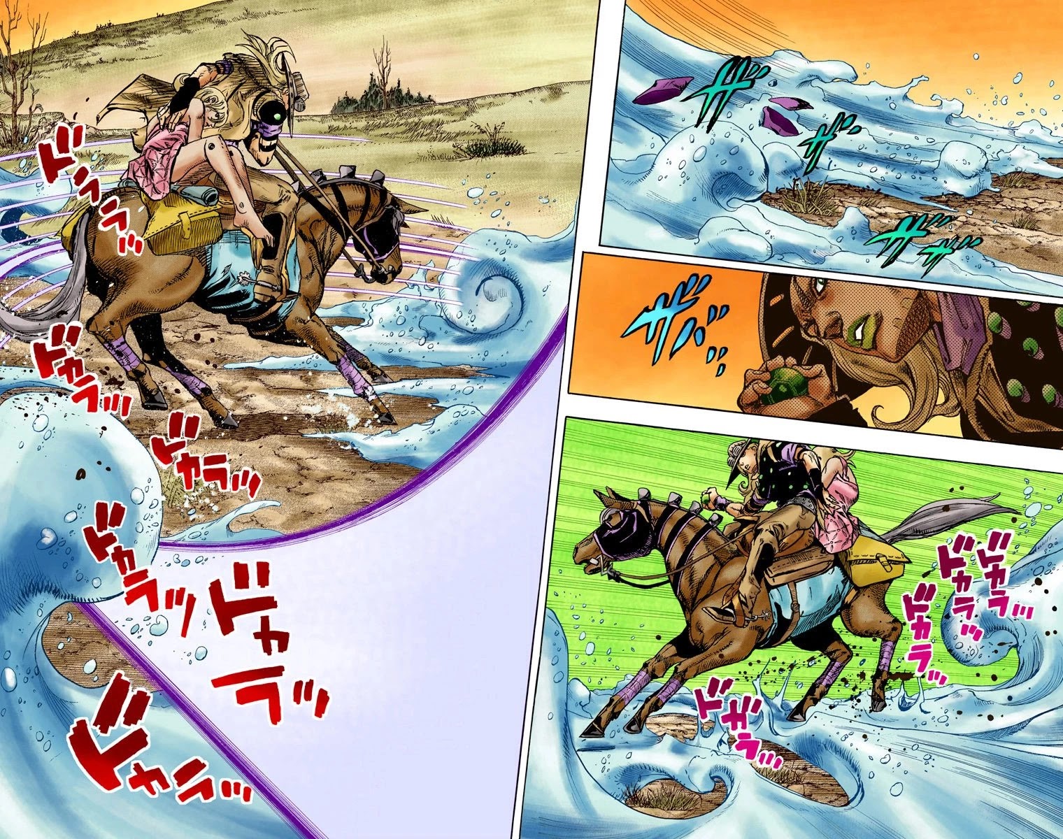 JoJo's Bizarre Adventure Part 7 - Steel Ball Run (Official Colored) chapter 83 page 7