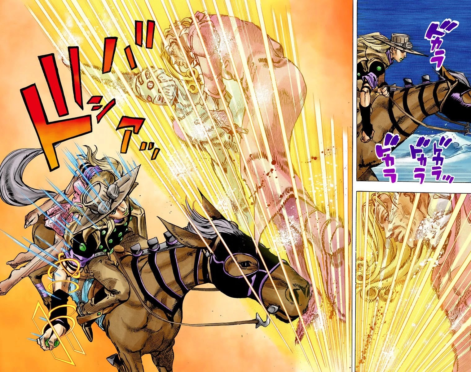 JoJo's Bizarre Adventure Part 7 - Steel Ball Run (Official Colored) chapter 84 page 10