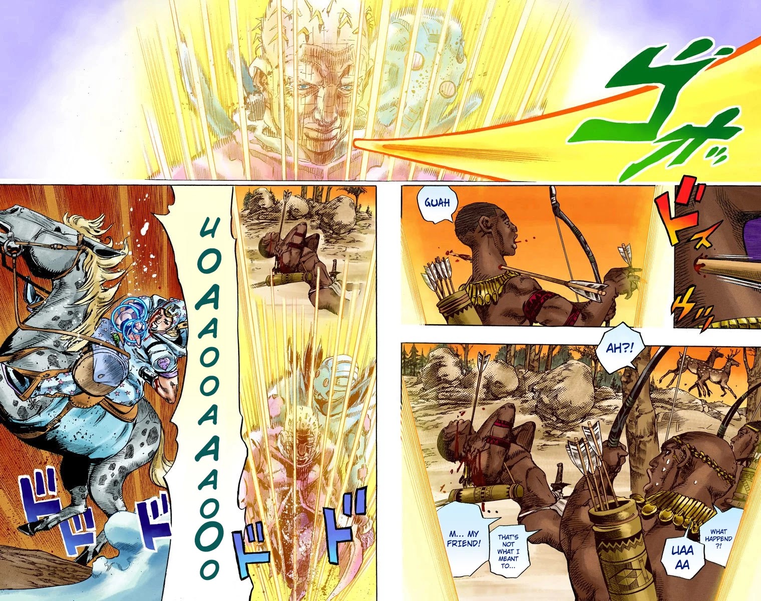 JoJo's Bizarre Adventure Part 7 - Steel Ball Run (Official Colored) chapter 85 page 10