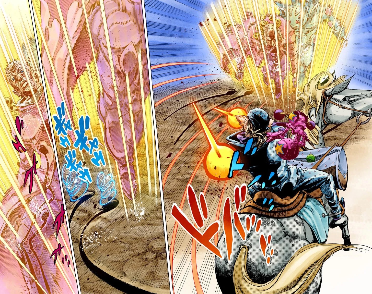 JoJo's Bizarre Adventure Part 7 - Steel Ball Run (Official Colored) chapter 85 page 12