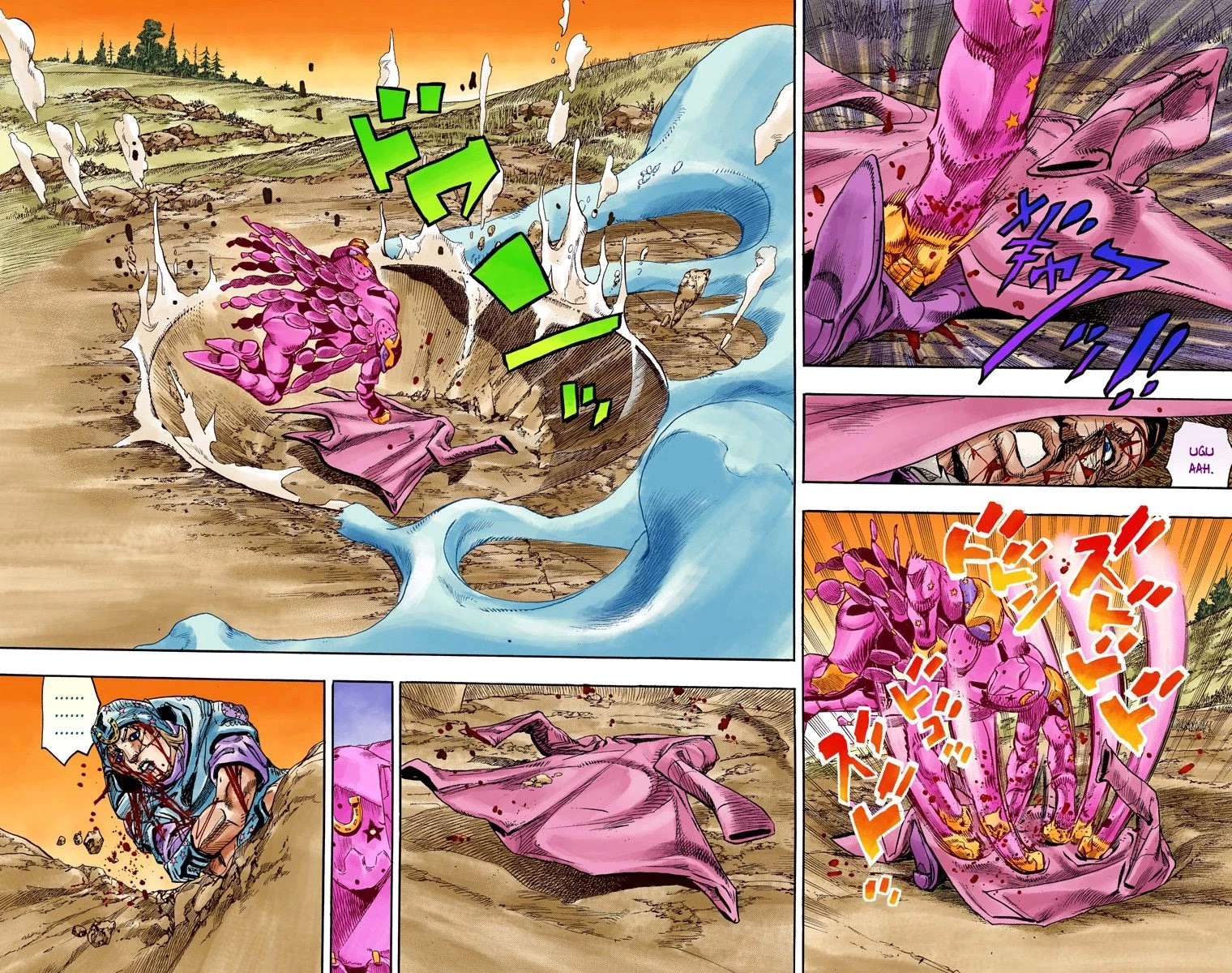 JoJo's Bizarre Adventure Part 7 - Steel Ball Run (Official Colored) chapter 86 page 14