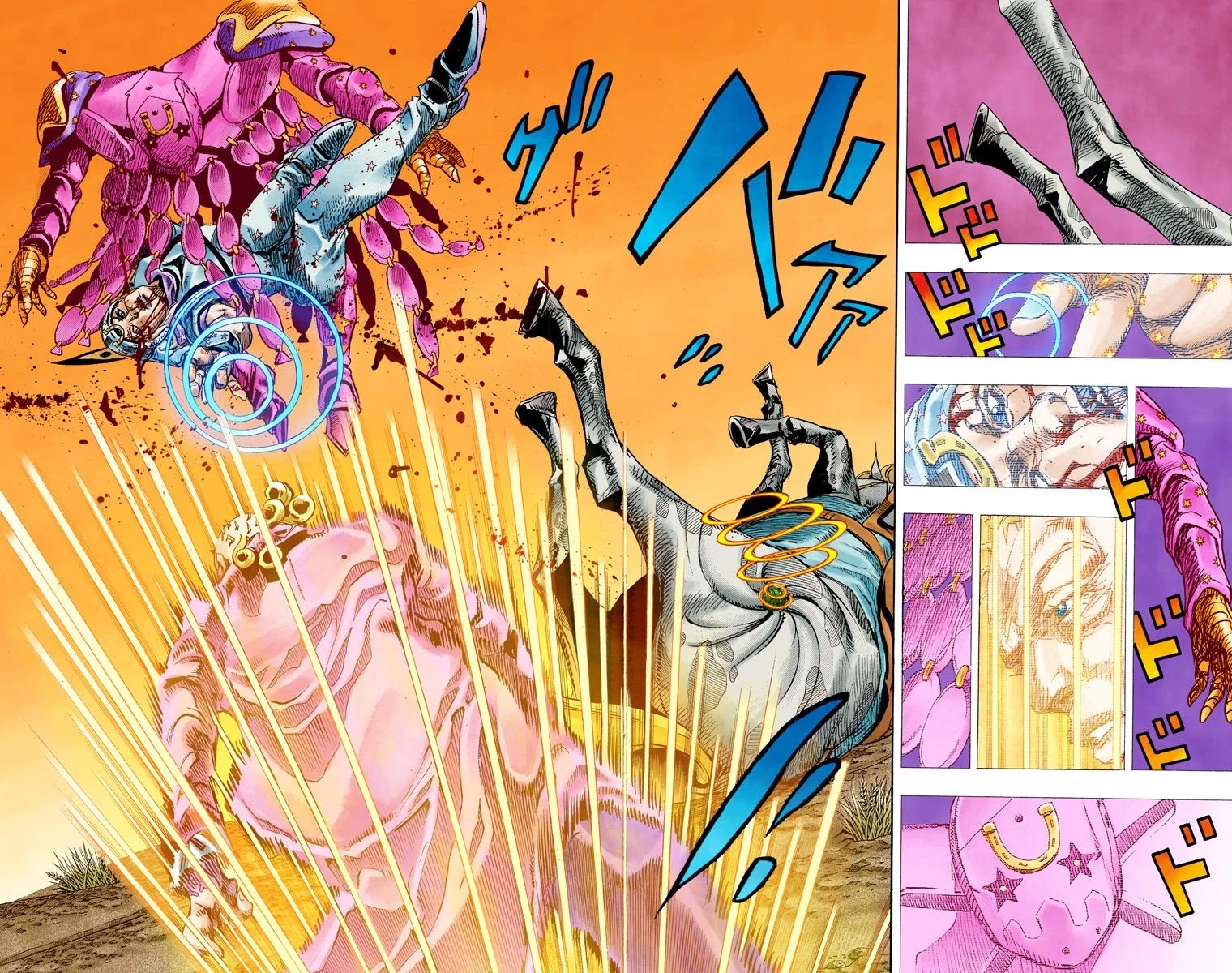 JoJo's Bizarre Adventure Part 7 - Steel Ball Run (Official Colored) chapter 86 page 4