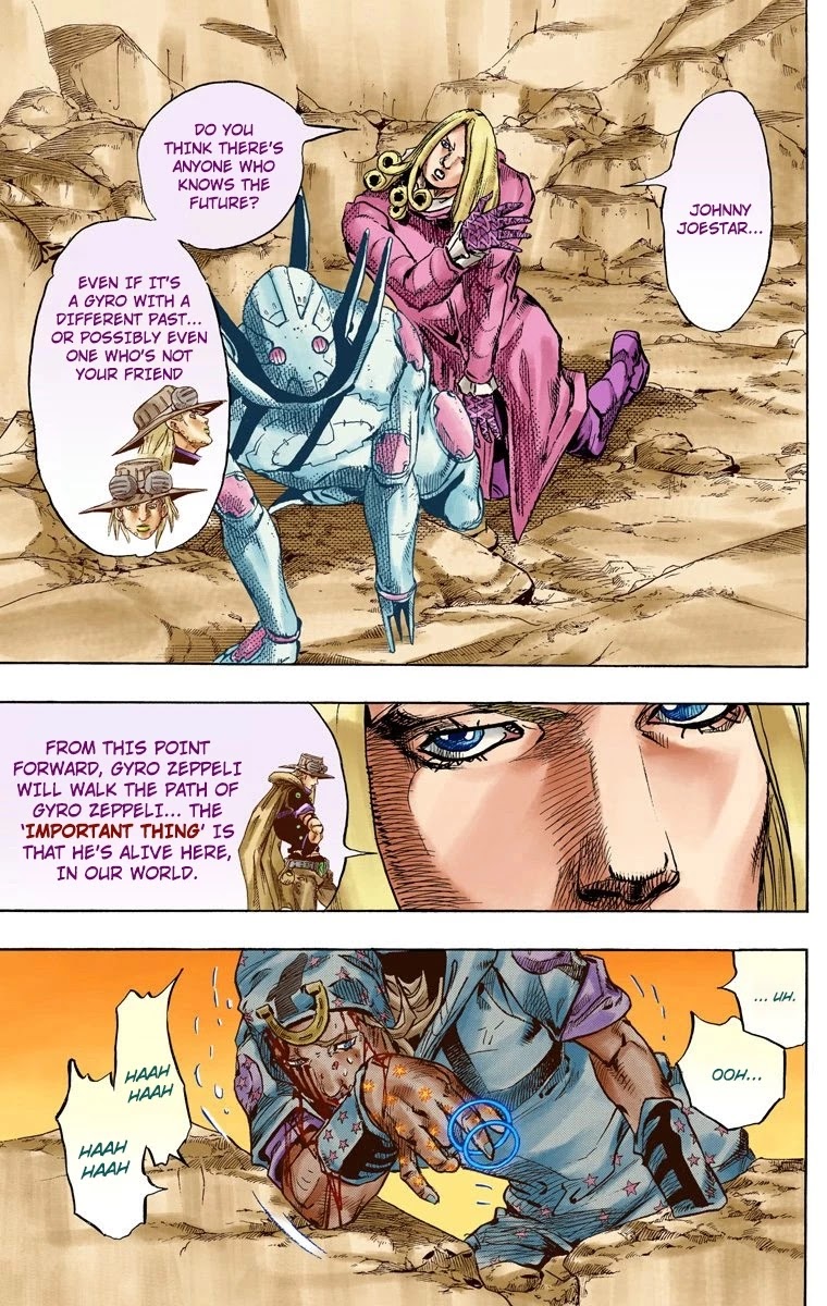 JoJo's Bizarre Adventure Part 7 - Steel Ball Run (Official Colored) chapter 88 page 12