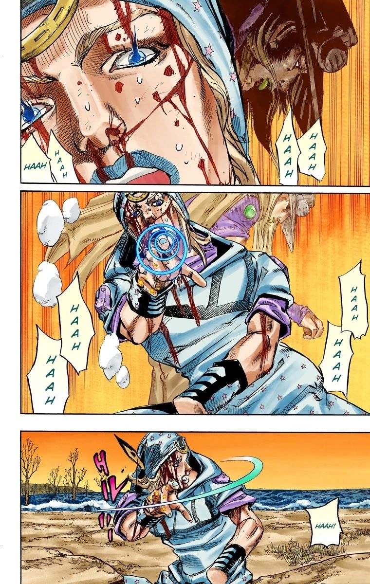 JoJo's Bizarre Adventure Part 7 - Steel Ball Run (Official Colored) chapter 88 page 3