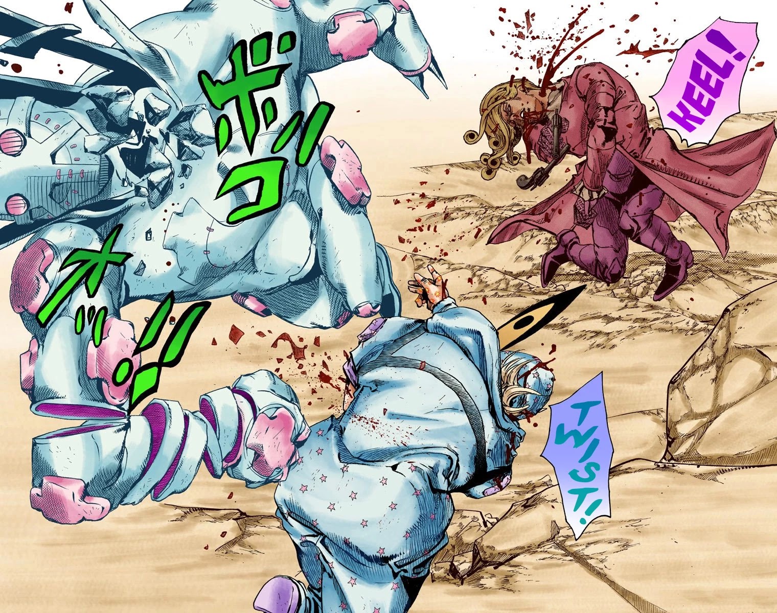 JoJo's Bizarre Adventure Part 7 - Steel Ball Run (Official Colored) chapter 89 page 22