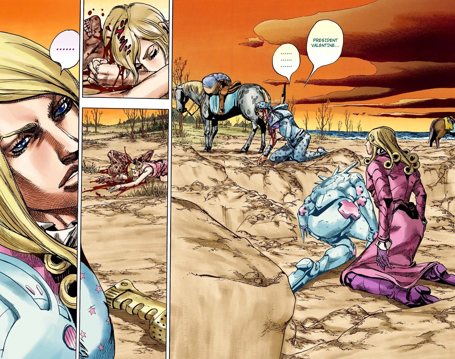 JoJo's Bizarre Adventure Part 7 - Steel Ball Run (Official Colored) chapter 89 page 5