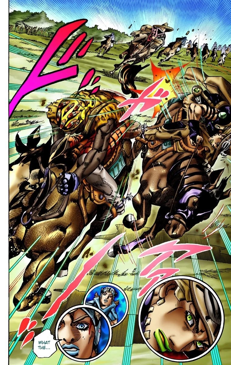 JoJo's Bizarre Adventure Part 7 - Steel Ball Run (Official Colored) chapter 9 page 11