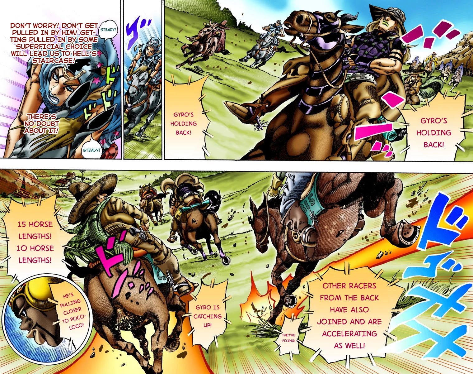 JoJo's Bizarre Adventure Part 7 - Steel Ball Run (Official Colored) chapter 9 page 13