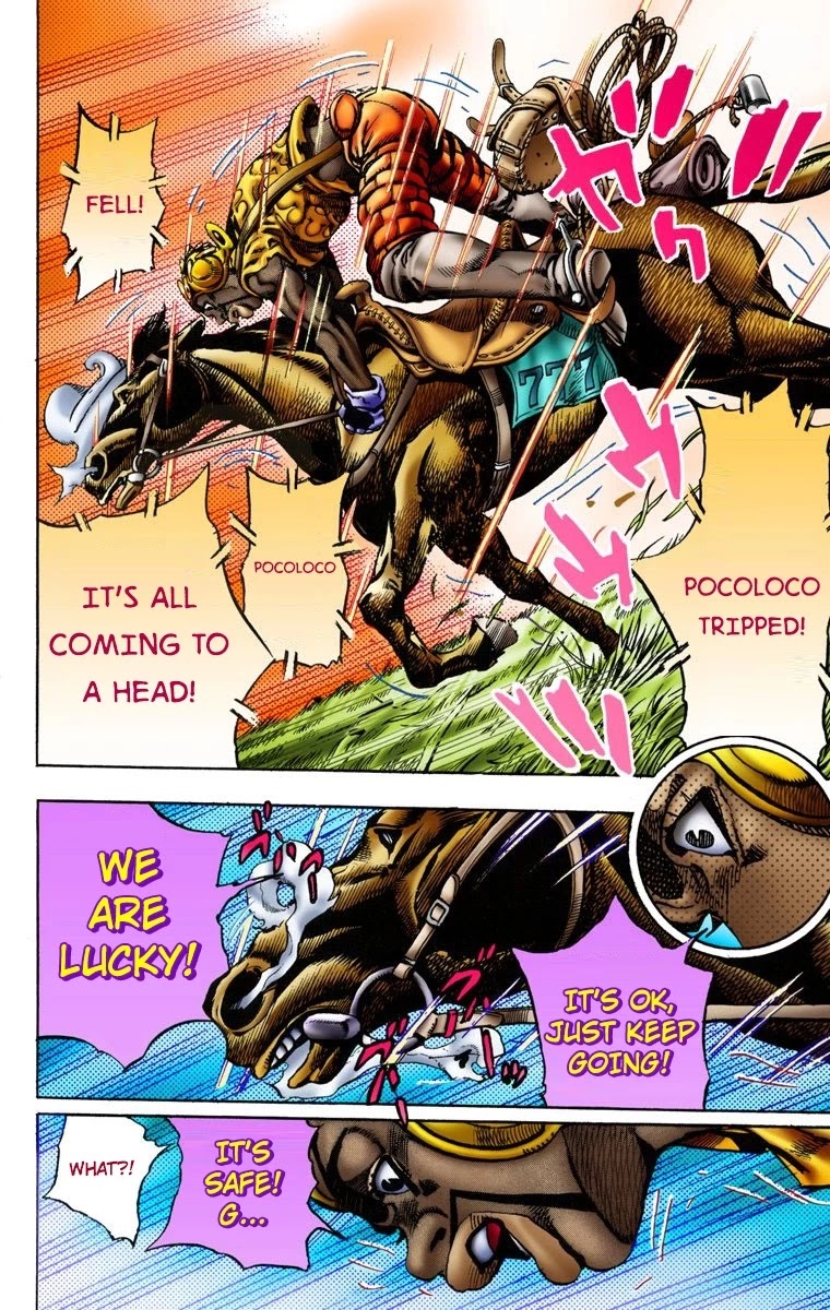 JoJo's Bizarre Adventure Part 7 - Steel Ball Run (Official Colored) chapter 9 page 17