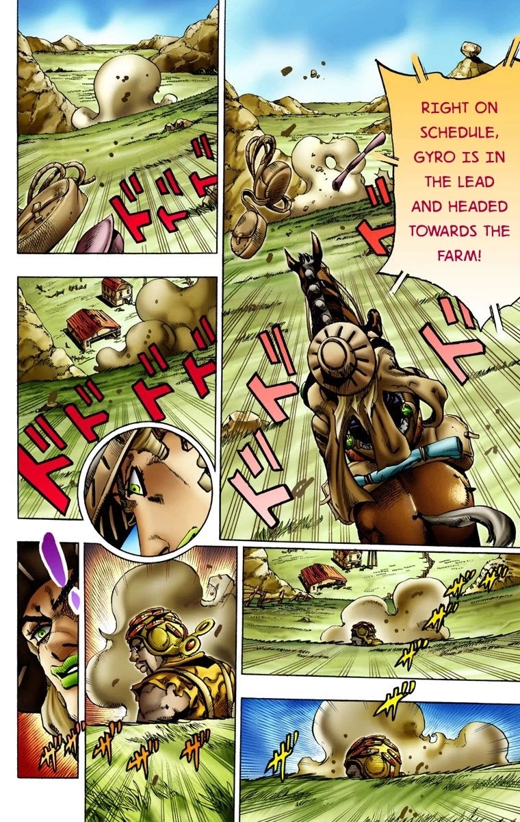 JoJo's Bizarre Adventure Part 7 - Steel Ball Run (Official Colored) chapter 9 page 19