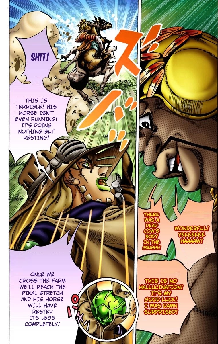 JoJo's Bizarre Adventure Part 7 - Steel Ball Run (Official Colored) chapter 9 page 22