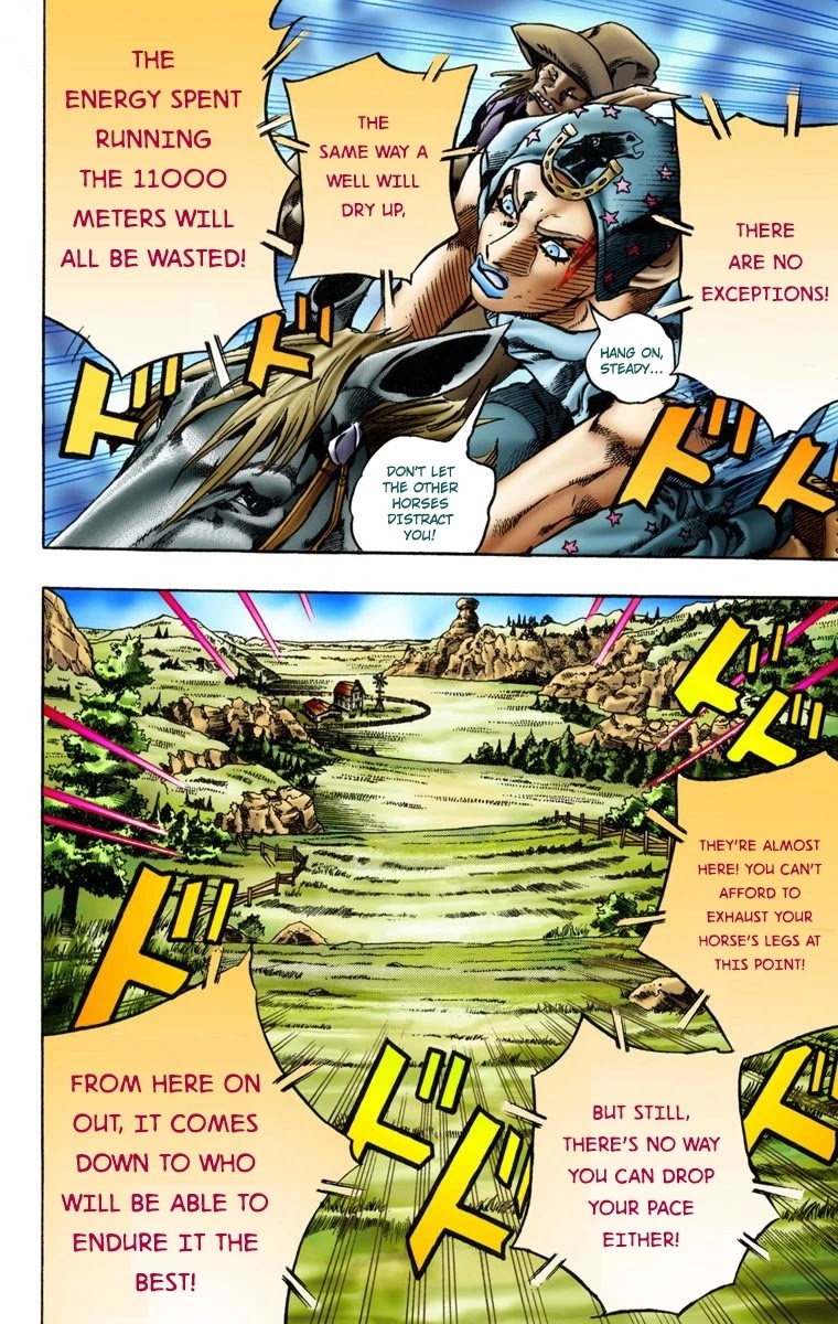 JoJo's Bizarre Adventure Part 7 - Steel Ball Run (Official Colored) chapter 9 page 4
