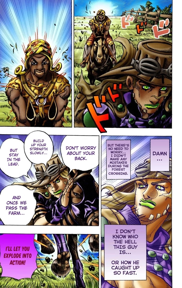 JoJo's Bizarre Adventure Part 7 - Steel Ball Run (Official Colored) chapter 9 page 5