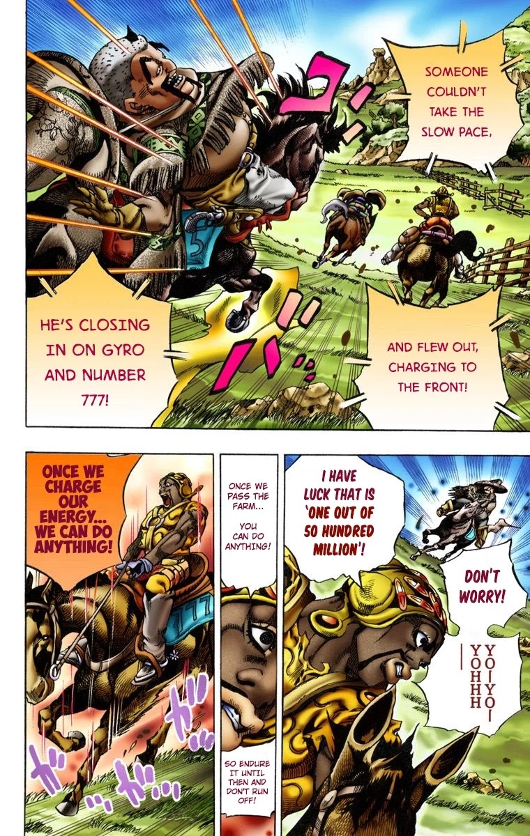 JoJo's Bizarre Adventure Part 7 - Steel Ball Run (Official Colored) chapter 9 page 6