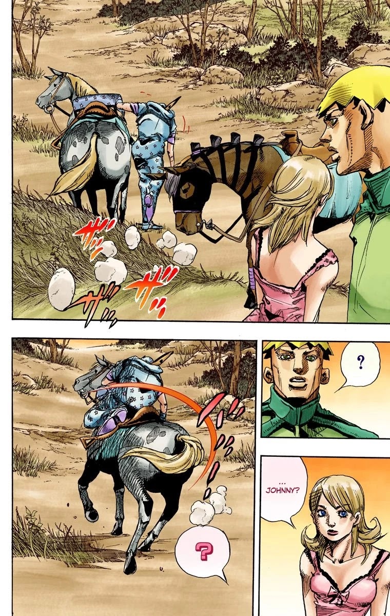 JoJo's Bizarre Adventure Part 7 - Steel Ball Run (Official Colored) chapter 90 page 13