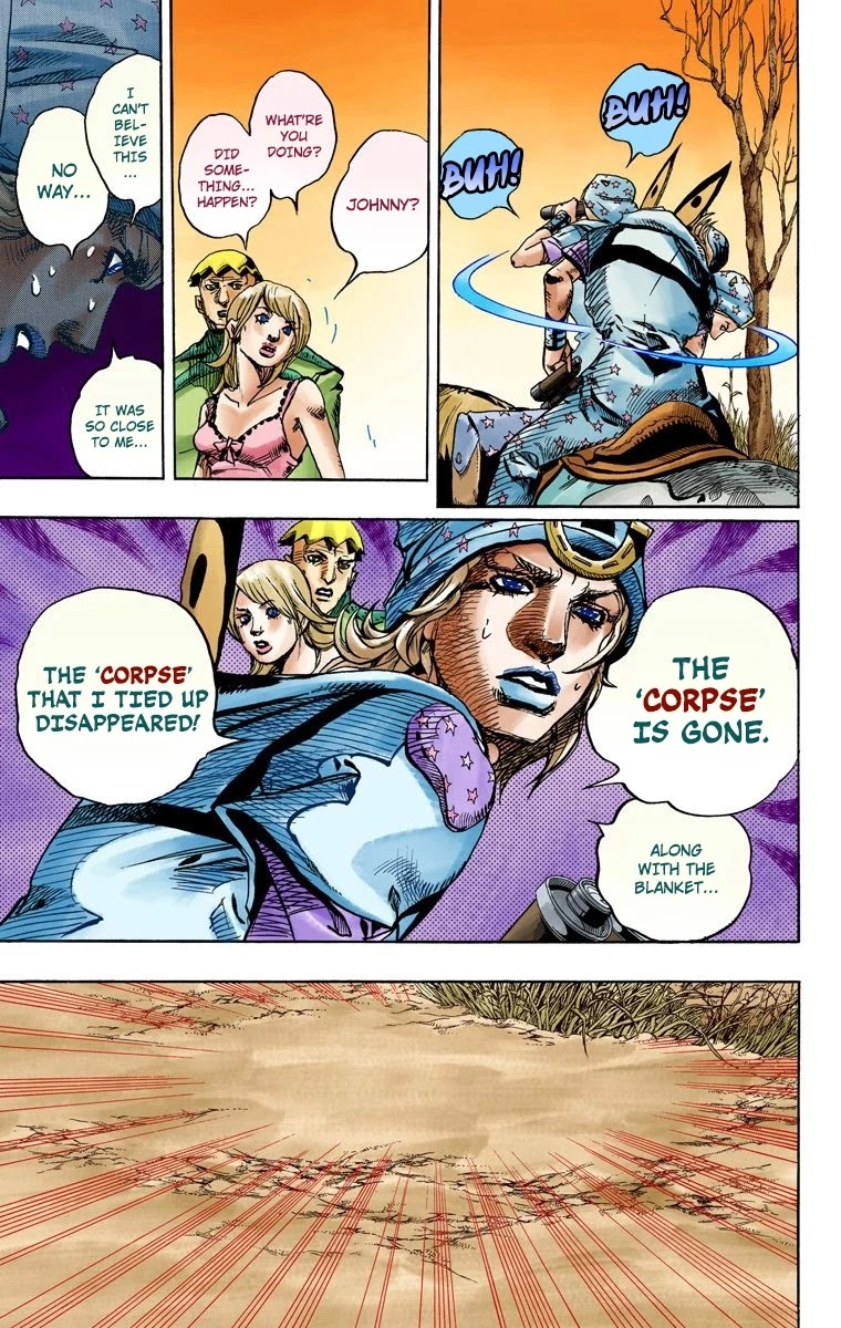 JoJo's Bizarre Adventure Part 7 - Steel Ball Run (Official Colored) chapter 90 page 14