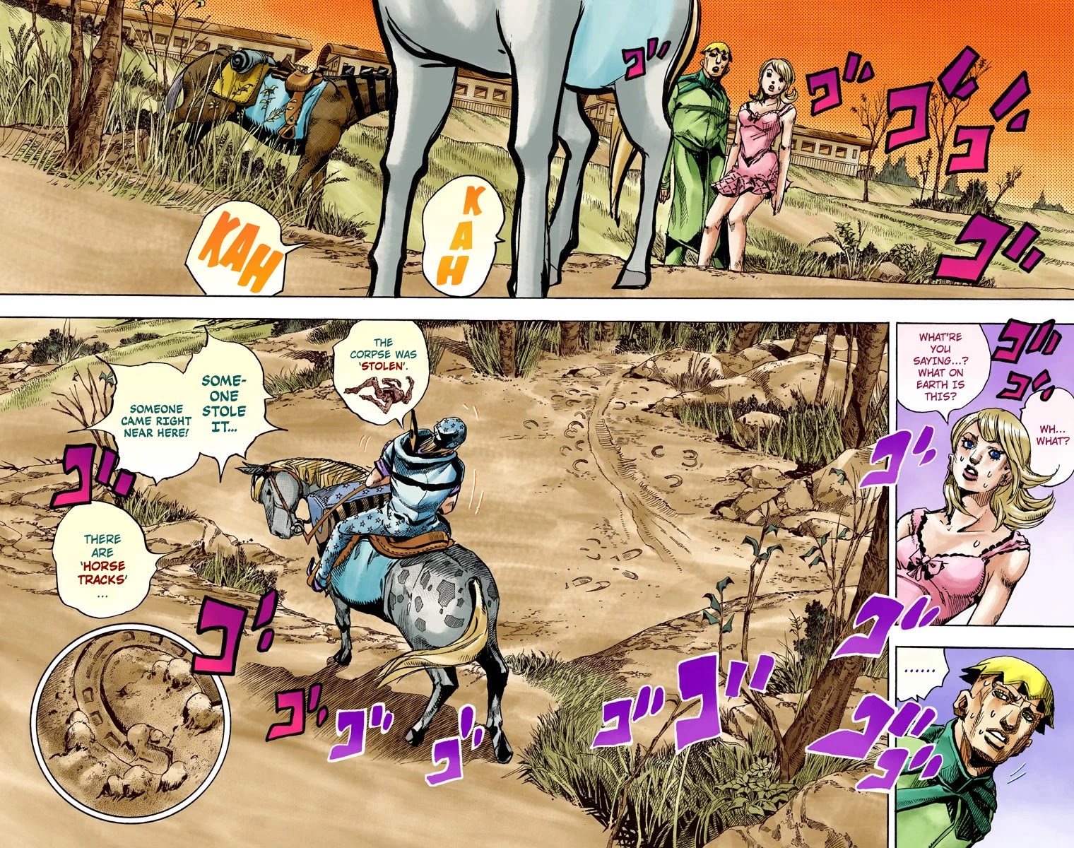 JoJo's Bizarre Adventure Part 7 - Steel Ball Run (Official Colored) chapter 90 page 15