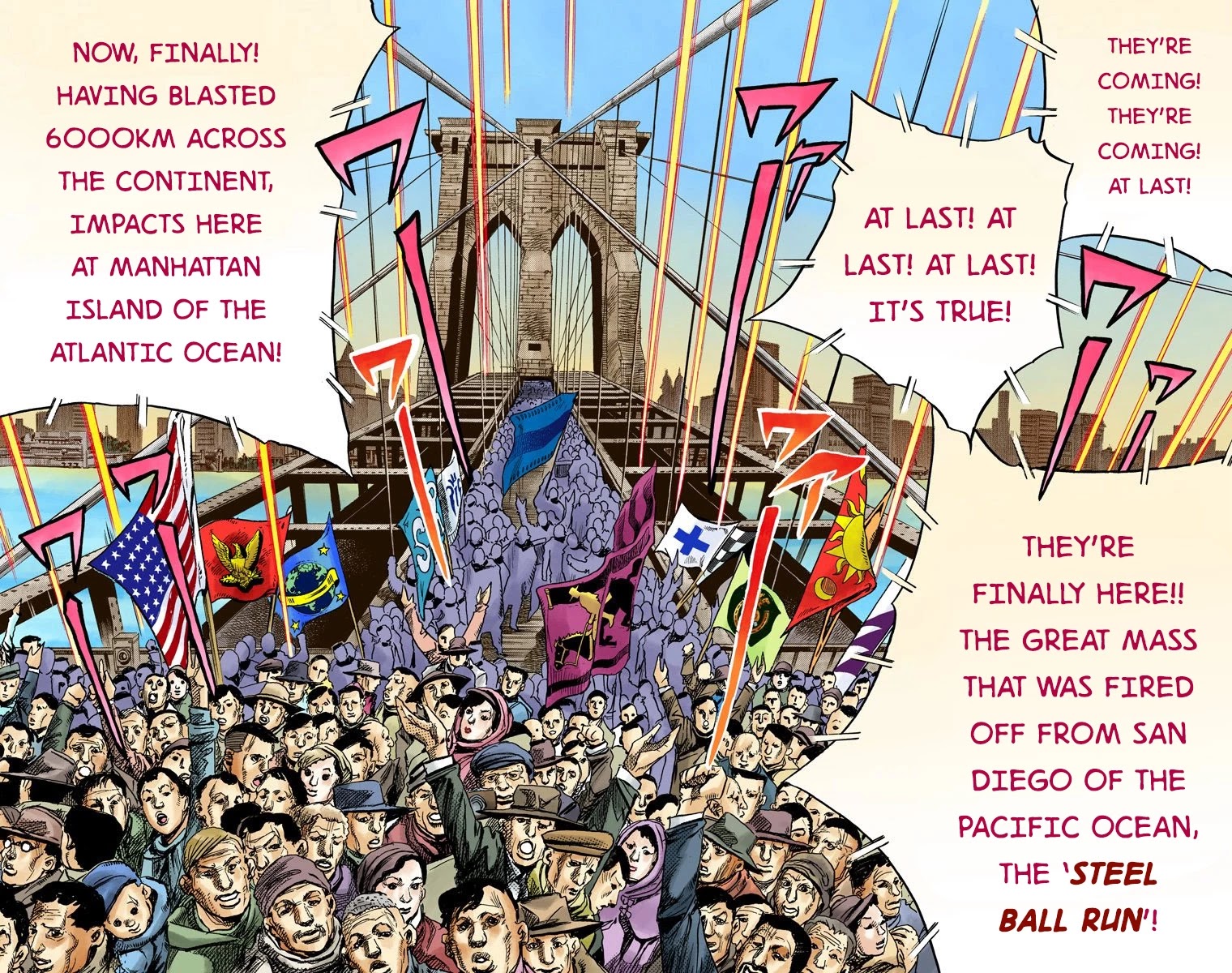 JoJo's Bizarre Adventure Part 7 - Steel Ball Run (Official Colored) chapter 90 page 22