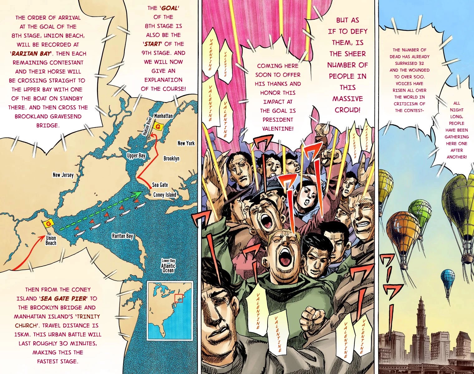 JoJo's Bizarre Adventure Part 7 - Steel Ball Run (Official Colored) chapter 90 page 23