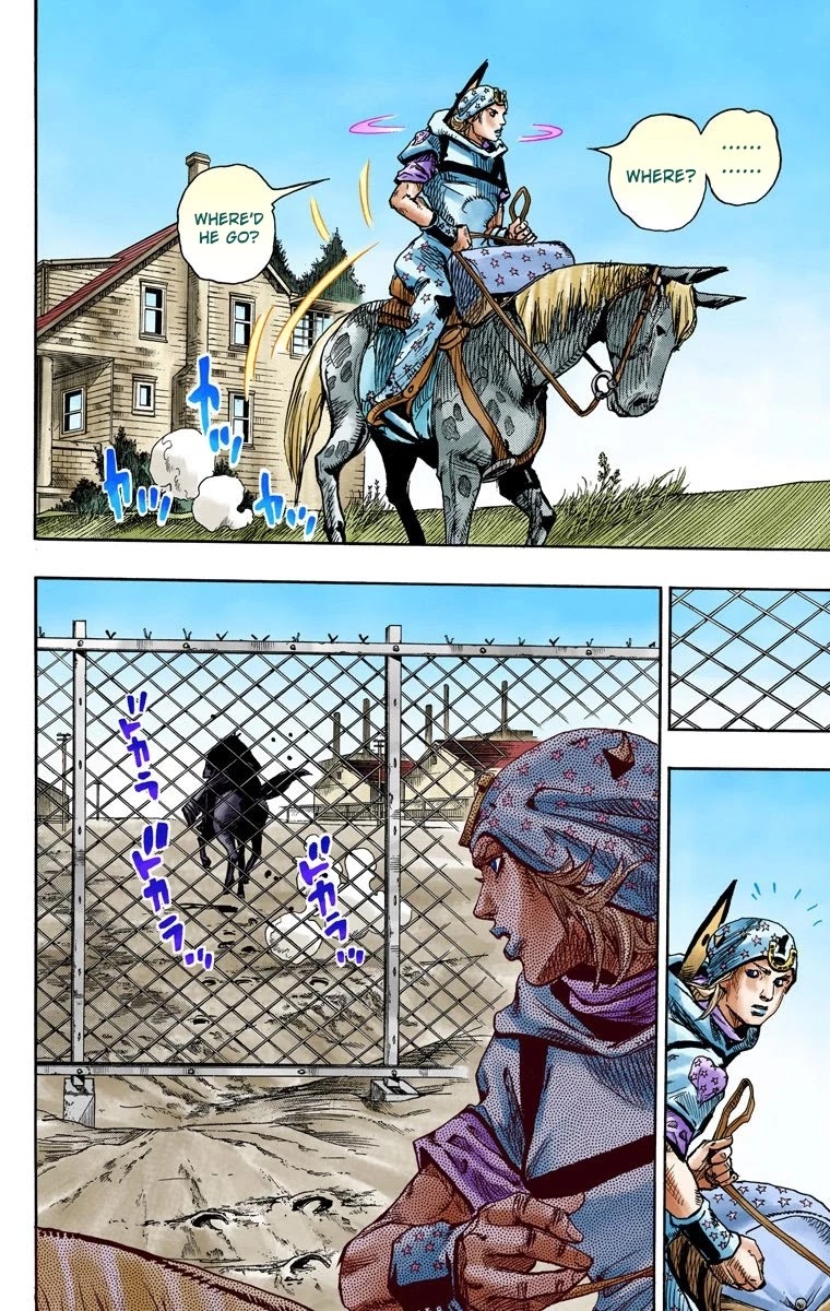 JoJo's Bizarre Adventure Part 7 - Steel Ball Run (Official Colored) chapter 90 page 28