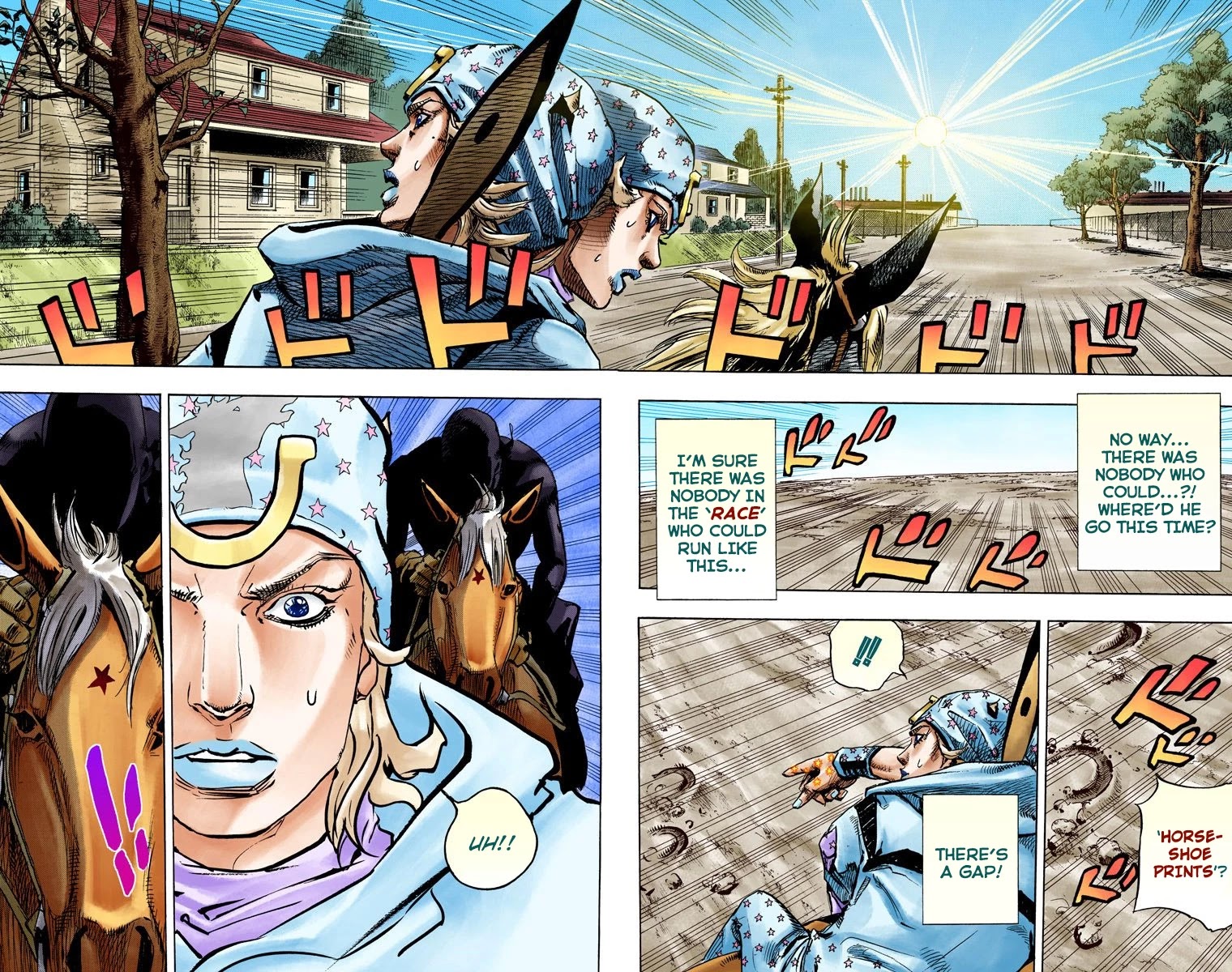 JoJo's Bizarre Adventure Part 7 - Steel Ball Run (Official Colored) chapter 90 page 33