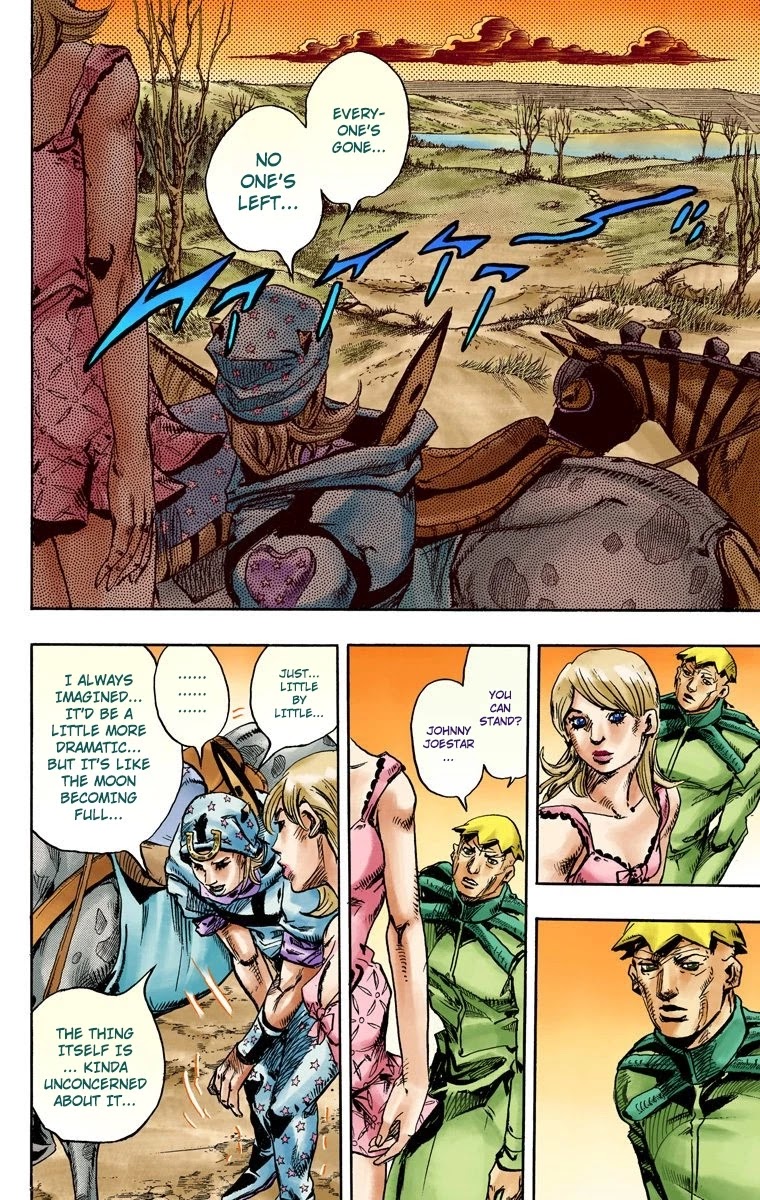 JoJo's Bizarre Adventure Part 7 - Steel Ball Run (Official Colored) chapter 90 page 7