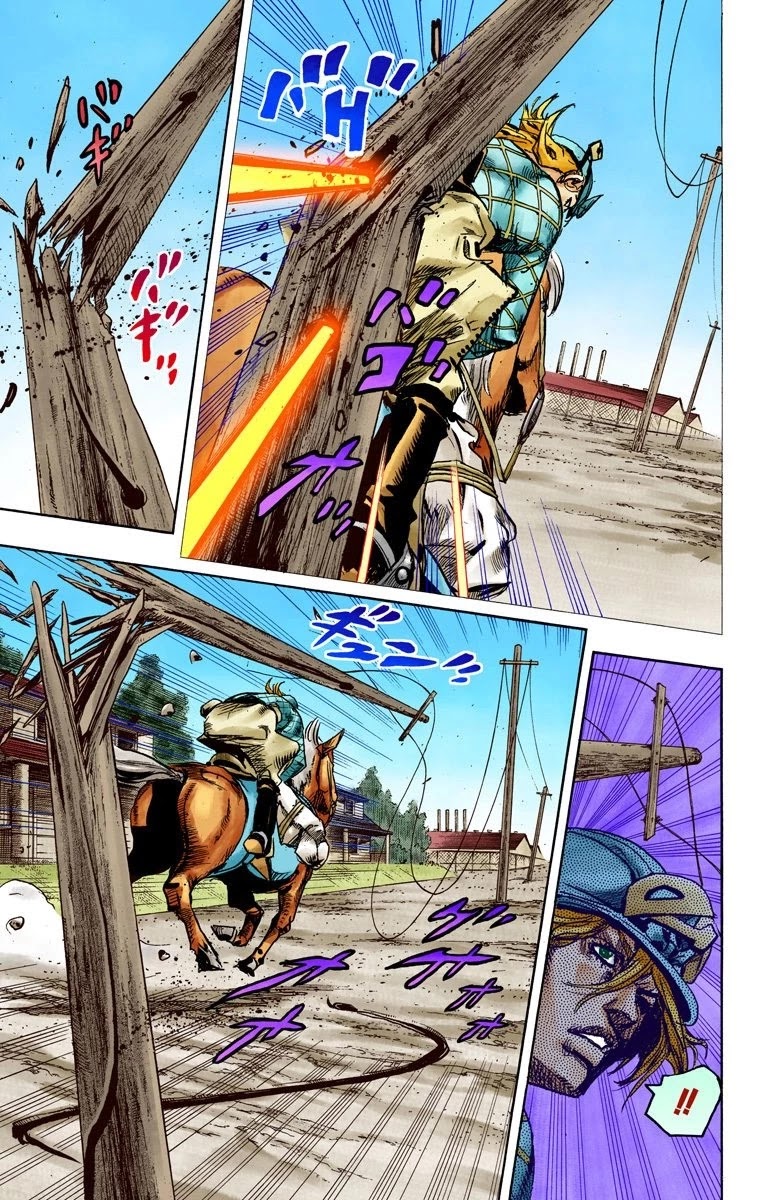 JoJo's Bizarre Adventure Part 7 - Steel Ball Run (Official Colored) chapter 91 page 15