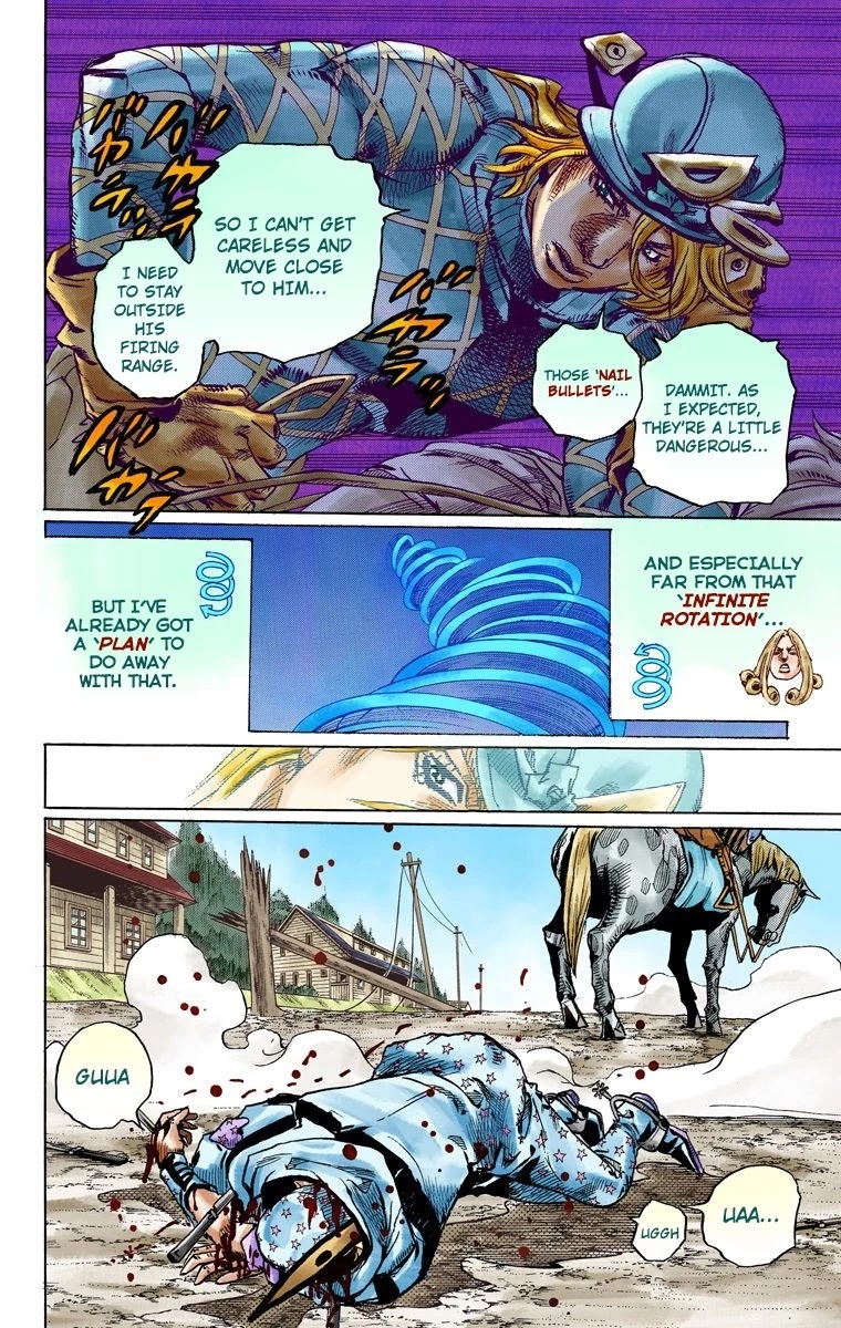 JoJo's Bizarre Adventure Part 7 - Steel Ball Run (Official Colored) chapter 91 page 17