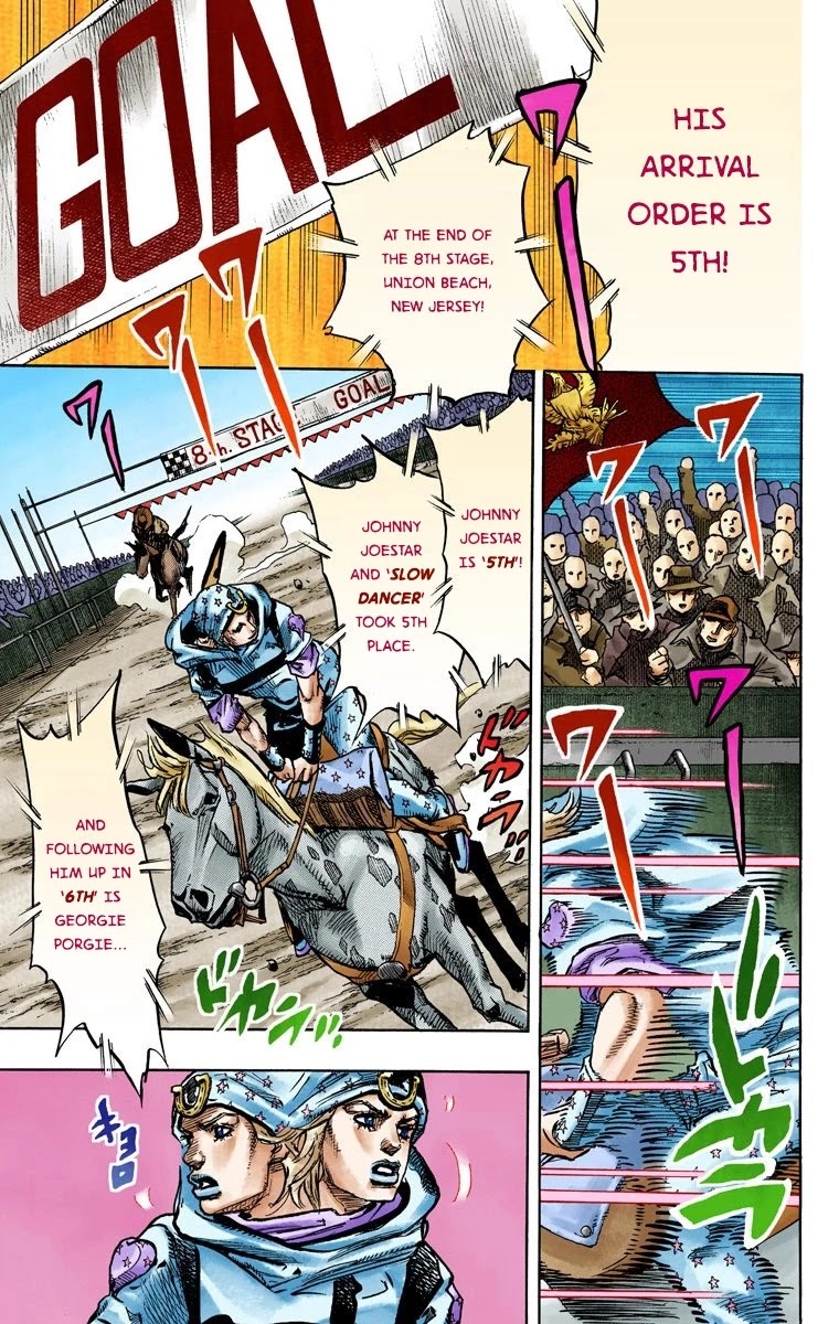 JoJo's Bizarre Adventure Part 7 - Steel Ball Run (Official Colored) chapter 91 page 22