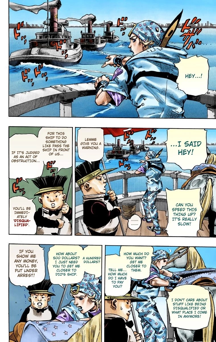 JoJo's Bizarre Adventure Part 7 - Steel Ball Run (Official Colored) chapter 91 page 26