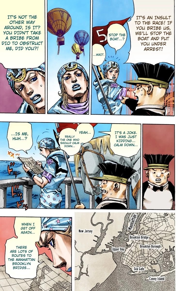 JoJo's Bizarre Adventure Part 7 - Steel Ball Run (Official Colored) chapter 91 page 27