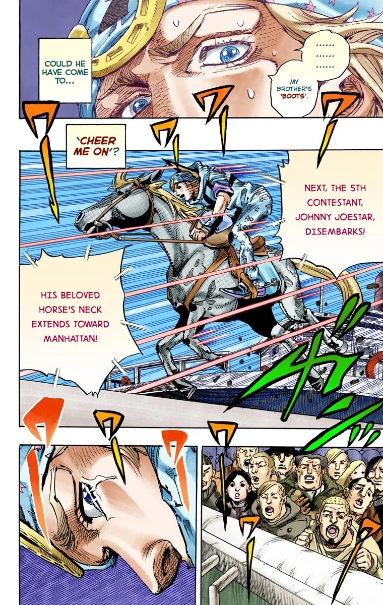 JoJo's Bizarre Adventure Part 7 - Steel Ball Run (Official Colored) chapter 91 page 35