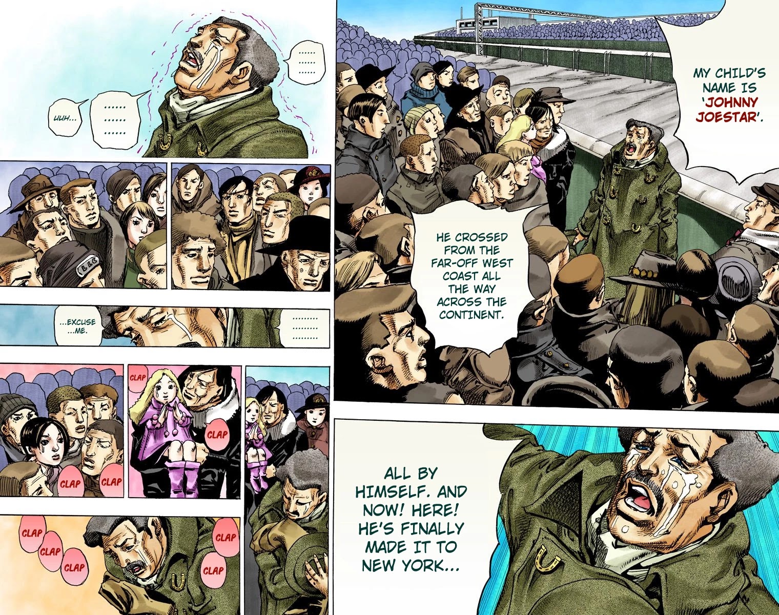 JoJo's Bizarre Adventure Part 7 - Steel Ball Run (Official Colored) chapter 91 page 37