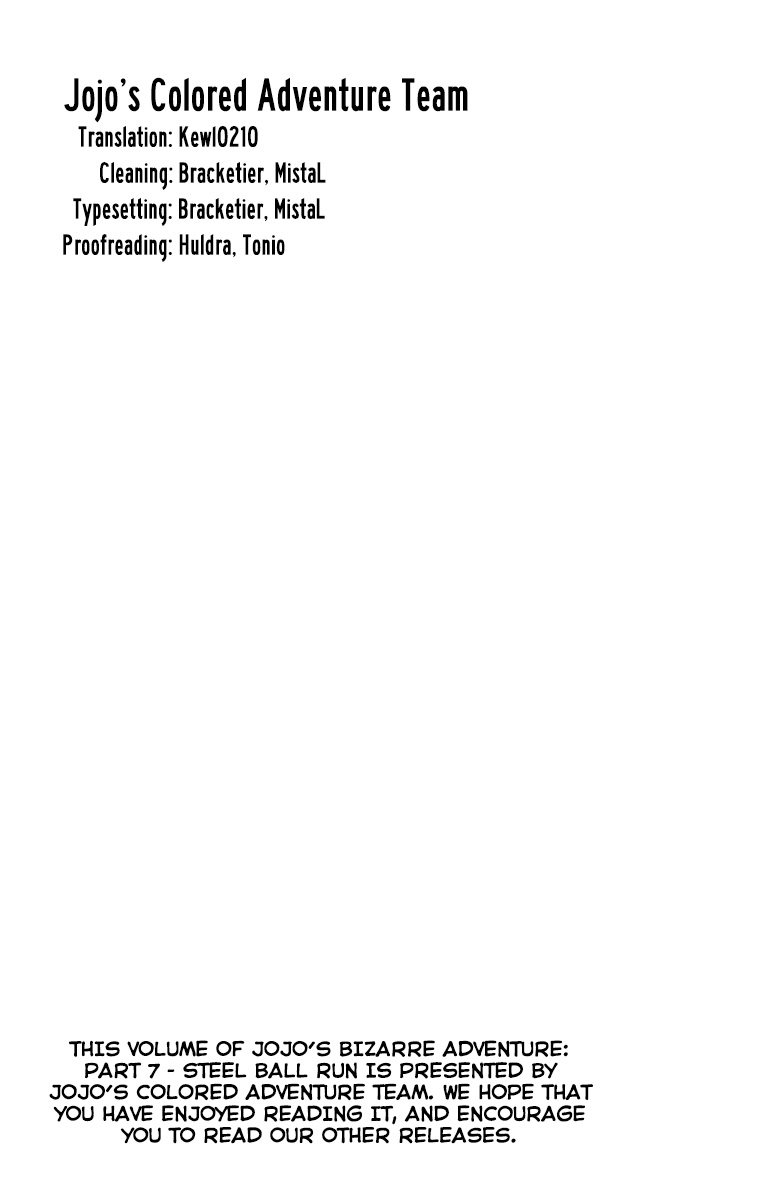 JoJo's Bizarre Adventure Part 7 - Steel Ball Run (Official Colored) chapter 91 page 43