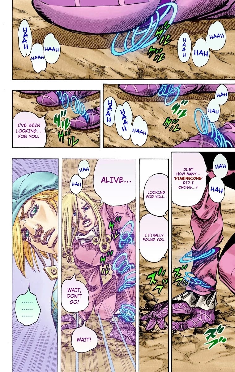 JoJo's Bizarre Adventure Part 7 - Steel Ball Run (Official Colored) chapter 91 page 5
