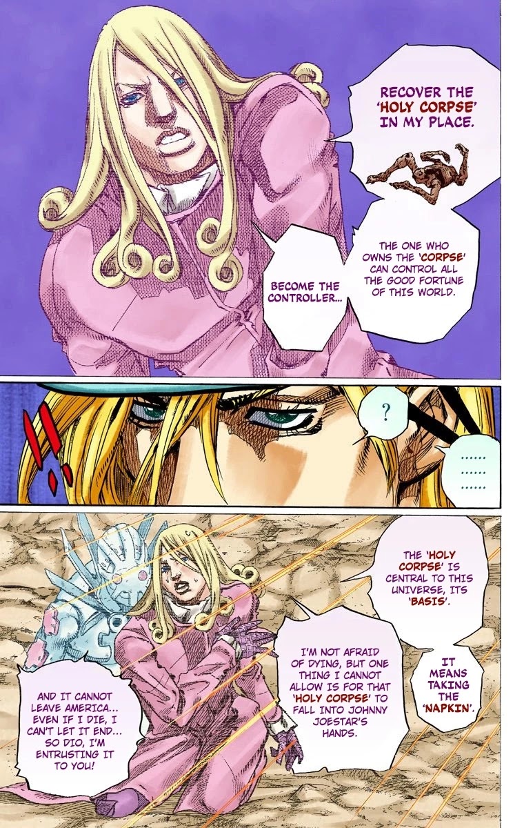 JoJo's Bizarre Adventure Part 7 - Steel Ball Run (Official Colored) chapter 91 page 8